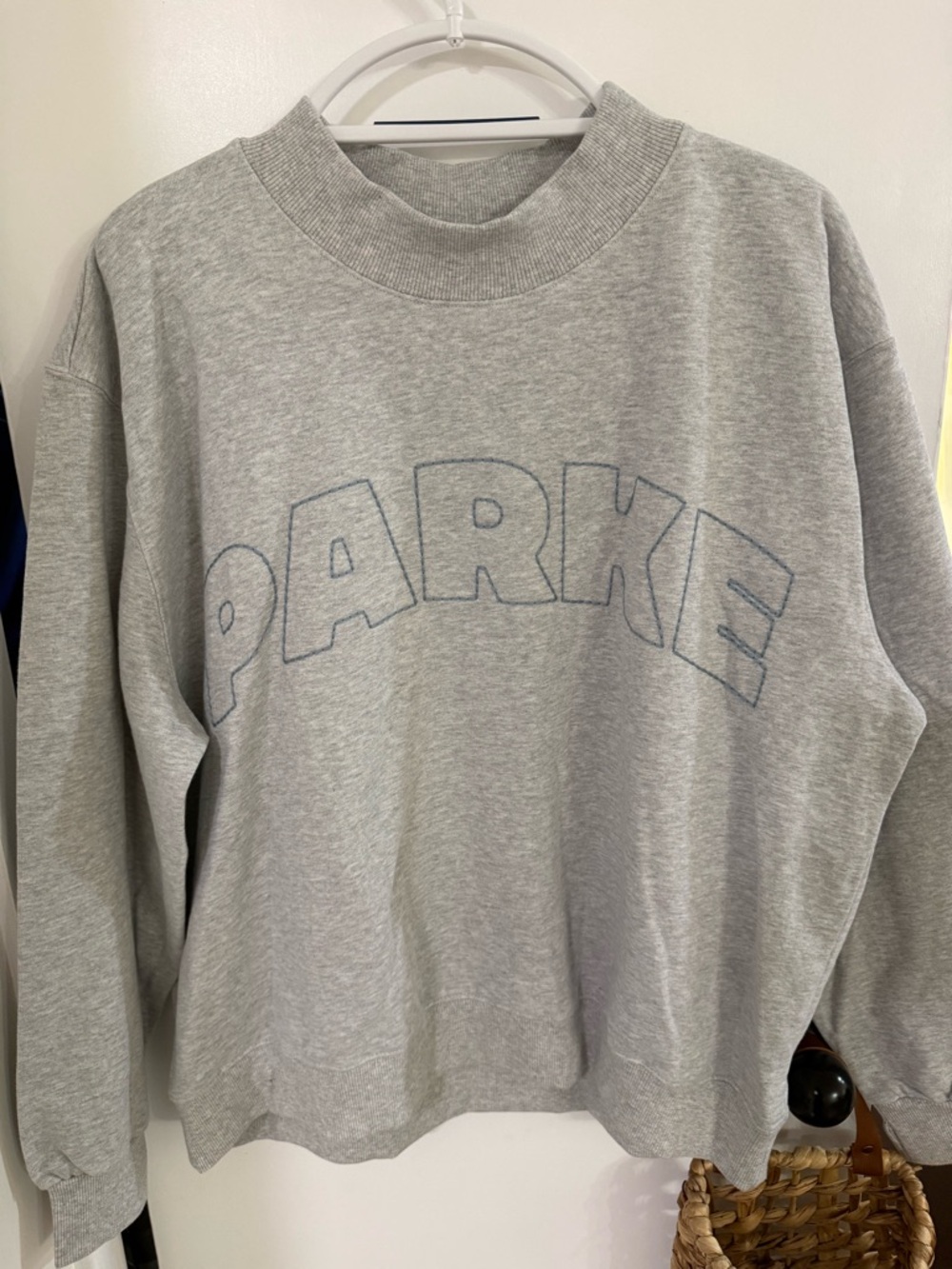 Parke x Target Mockneck Sweatshirt Sz L/XL